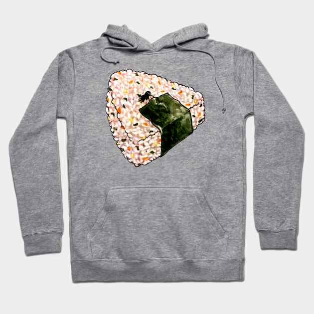 Onigiri Snooze Hoodie by LauraOConnor